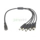 Cable Divisor Splitter alimentación 42cm. cámaras de 1 a 5