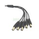 Cable Divisor Splitter alimentación 42cm. cámaras de 1 a 5