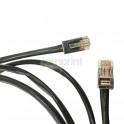 Cable Red Cat5 negro 1.8 mts. RJ45 blindado