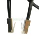 Cable Red Cat5 negro 1.8 mts. RJ45 blindado