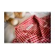 TZe-FA3 Cinta textil Brother Texo Azul sobre Blanco 12 mm x 3 mt.