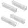 Pack 4 Canaletas Conducto de cableado ranurado PXC1 30 x 20 mm. 2 m