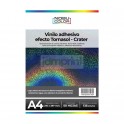 Vinilo Adhesivo Tornasol Crater A4 - 10 hojas