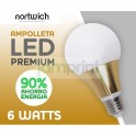 Ampolleta Led 6 Watts Premium