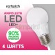 Ampolleta Led 4 Watts Eco / Led+