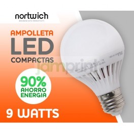 Ampolleta Led 6 Watts Eco / Compactas
