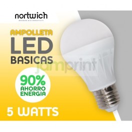 Ampolleta Led 5 Watts / Básicas