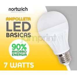 Ampolleta Led 7 Watts / Básicas