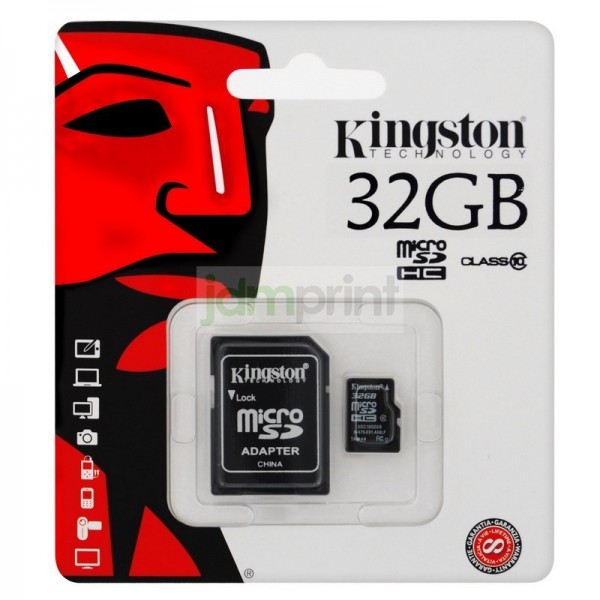 Memoria Micro Sd 32gb Kingston Clase 10 - Grupo Comercial JDM Ltda.