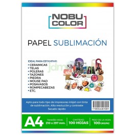 Papel sublimación A3+ 50 Hojas / 100 grs.