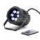 Par LED 6x3w resistente al agua 3 en 1 con control remoto