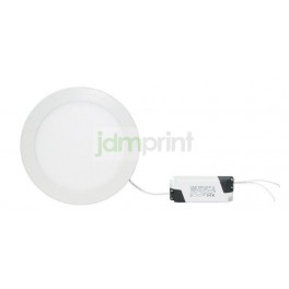 Foco Led Circular. Panel 24w Sobrepuesto, Luz Cálida