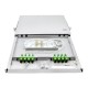 Distribuidor Óptico 16 FO 1U con 16xSC/APC deslizable TE Connectivity