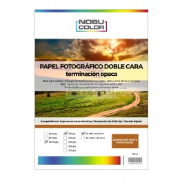 Papel foto matte doble cara Nobucolor A3 120 gr. 100 hojas