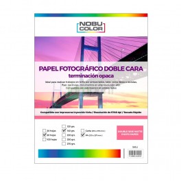 Papel Fotográfico Mate Doble-Cara Carta 250 grs Todo en Detalle – Todo En  Detalle