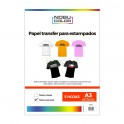 Papel Transfer Telas Oscuras A3 - 5 Hojas