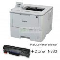 Pack Impresora Láser Brother HL-L6400DW + 2 toner TN880