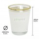 Tazón de vidrio brillante 11oz para sublimar