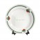 Plato 8" borde de frutillas + Soporte 205 x 19 mm.