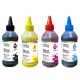 Set Tintas Pigmento/Sublimación para Epson - 4 colores 