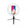 Aro de Luz 10" para celular con tripode corto