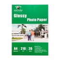 Papel Foto Glossy A4 210 Gr. - 20 Hojas
