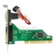 Tarjeta 1 Puerto Paralelo + 1 DB9 Serial RS-232 PCI IOCrest