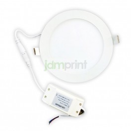 Foco Panel Led embutido 12W - luz natural y cálida