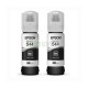 Pack 2 Tintas Original Epson T544 Negro 65ml