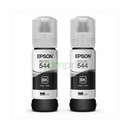 Pack 2 Tintas Original Epson T544 Negro 65ml