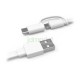 Cable USB a Micro USB y Tipo C Huawei 2A 1.5m AP55s