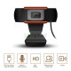 WebCam USB HD con micrófono incorporado