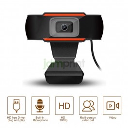 WebCam USB HD con micrófono incorporado