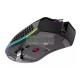 Mouse Gamer inalámbrico + Bluetooth recargable K-Snake BM600