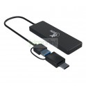 Hub Xtech USB A+C a 4 puerto USB 3.0 XTC-390