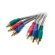 Cable 3 RCA M-M azul verde rojo 3 metros
