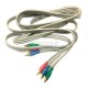 Cable 3 RCA M-M azul verde rojo 3 metros