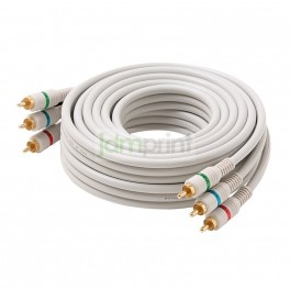 Cable video componente 3RCA M-M 3.6m 254-512IV