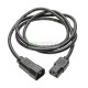 Cable de Alimentación C14 Macho a C13 Hembra 1.8 mt.