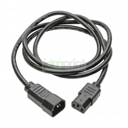 Cable de Alimentación C14 Macho a C13 Hembra 1.8 mt.