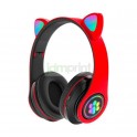 Audífonos Bluetooth Cat Ear CXT-B39 Rosado